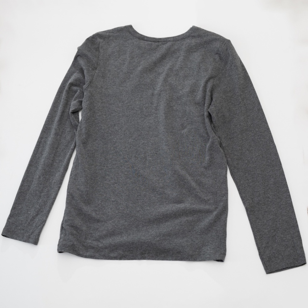 NWT Rachel Zoe Gray Long Sleeve Tee Size Large - Picture 6 of 8